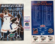 2000 December 23 University of Florida Gators Program, Ticket Stub and Schedule