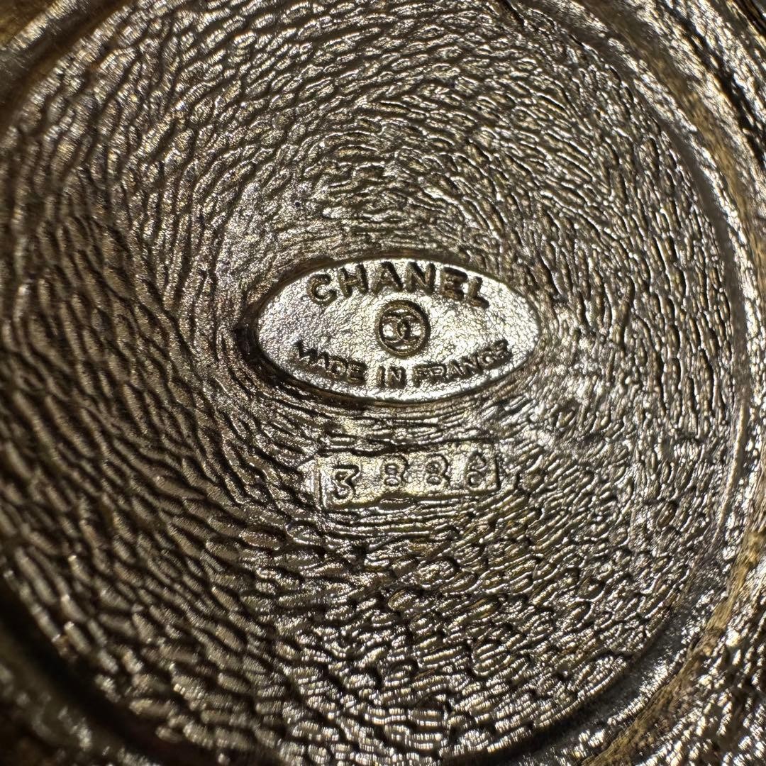 Chanel Vintage Cambon Medal Gold Necklace Pendant Only Used Pre-owned thumbnail 5