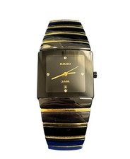 Rado Diastar 152.0332.3 Ceramic Black Gold Men’s Quartz Watch