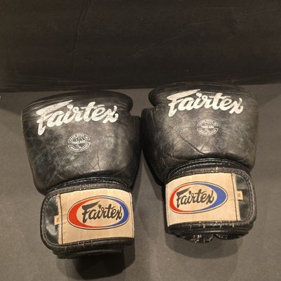 Fairtex Gloves 16 Oz Black Muay Thai Boxing Sparring Training