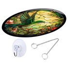 Bird Ornaments for Garden Decorations Window Hummingbird Pendant