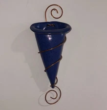 Handmade Olympic Pottery Ceramic Wall Pocket