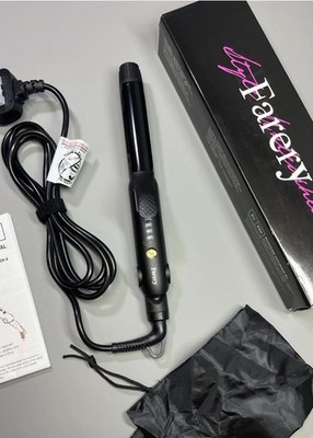 Mini Lockenstab Haarglätter Stab Zange 25 mm rund und flach Schaft einfache Anwendung