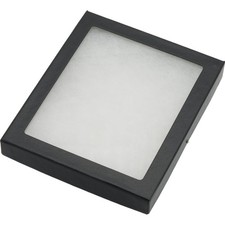 Riker Display Cases 135BK Mount Frame Case with Glass Top 6" x 5" x 3/4"