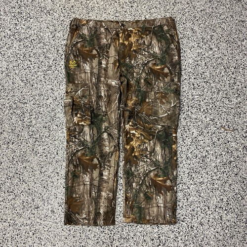 Realtree Max-1 XT Men's Hunting Cargo Camo Pants Draw Cord Legs Size XXL 44-46 - Picture 1 of 6
