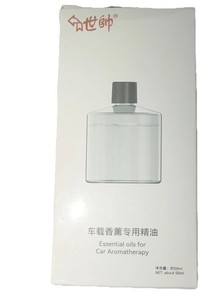 Car Aromatherapy Essential Oil Car Diffuser, 50 ml Clear Bottle