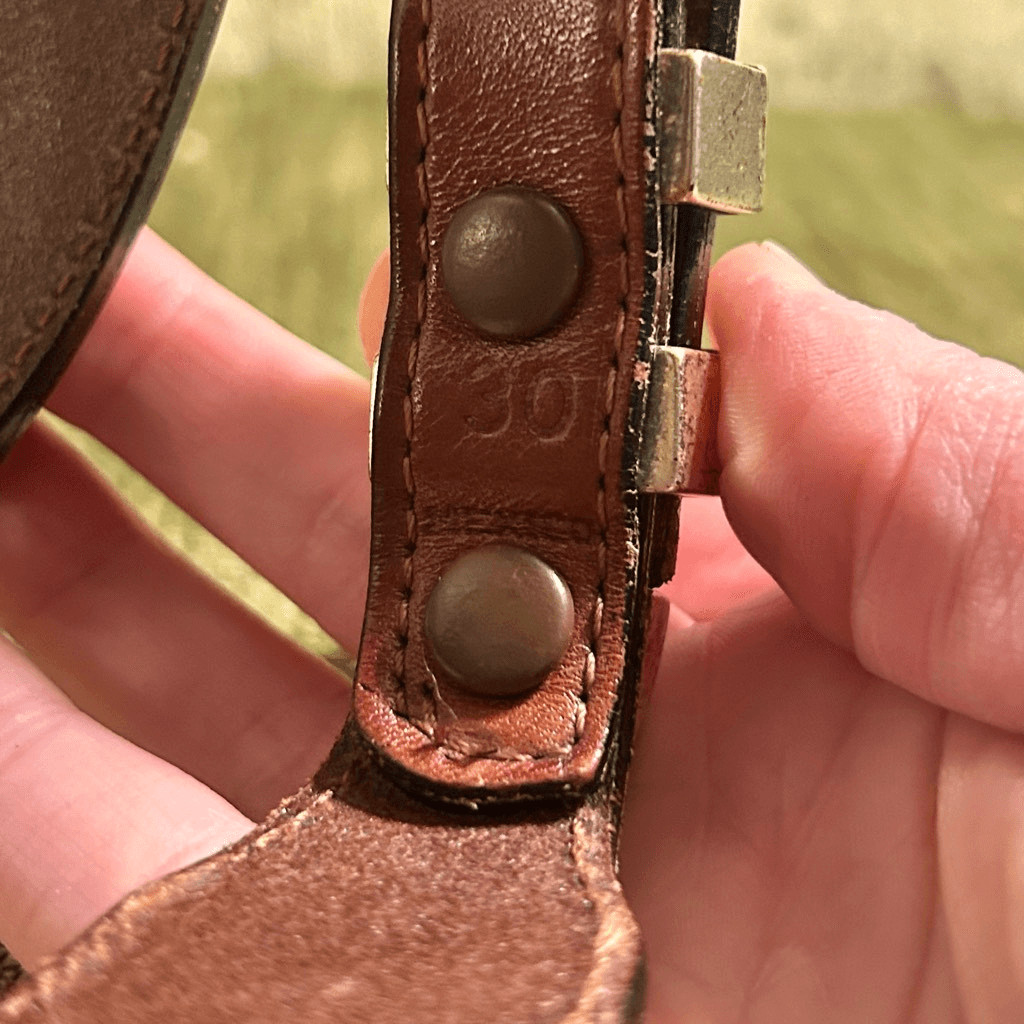 Levi’s Brown Leather Ranger Belt Southwestern Size 30 Used, Good, Made in Mexico