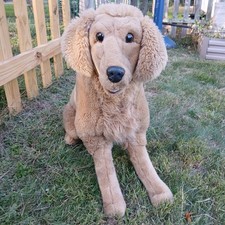 Melissa  Doug 32  Large Golden Retriever Life-Size Stuffed Plush Dog Lifelike