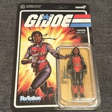 G.I. Joe ReAction Super7 Raven Cobra Pilot Action Figure 2022 Carded Hasbro