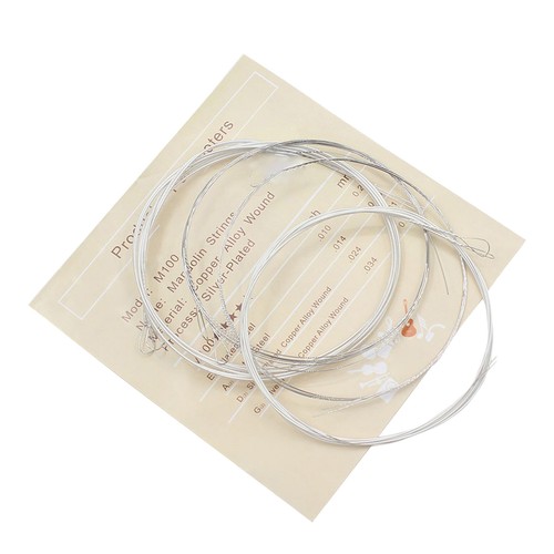 8Pcs Mandolin Strings Clear Timbre Set For All Levels Silver Plated Copper TWQY - Picture 20 of 22
