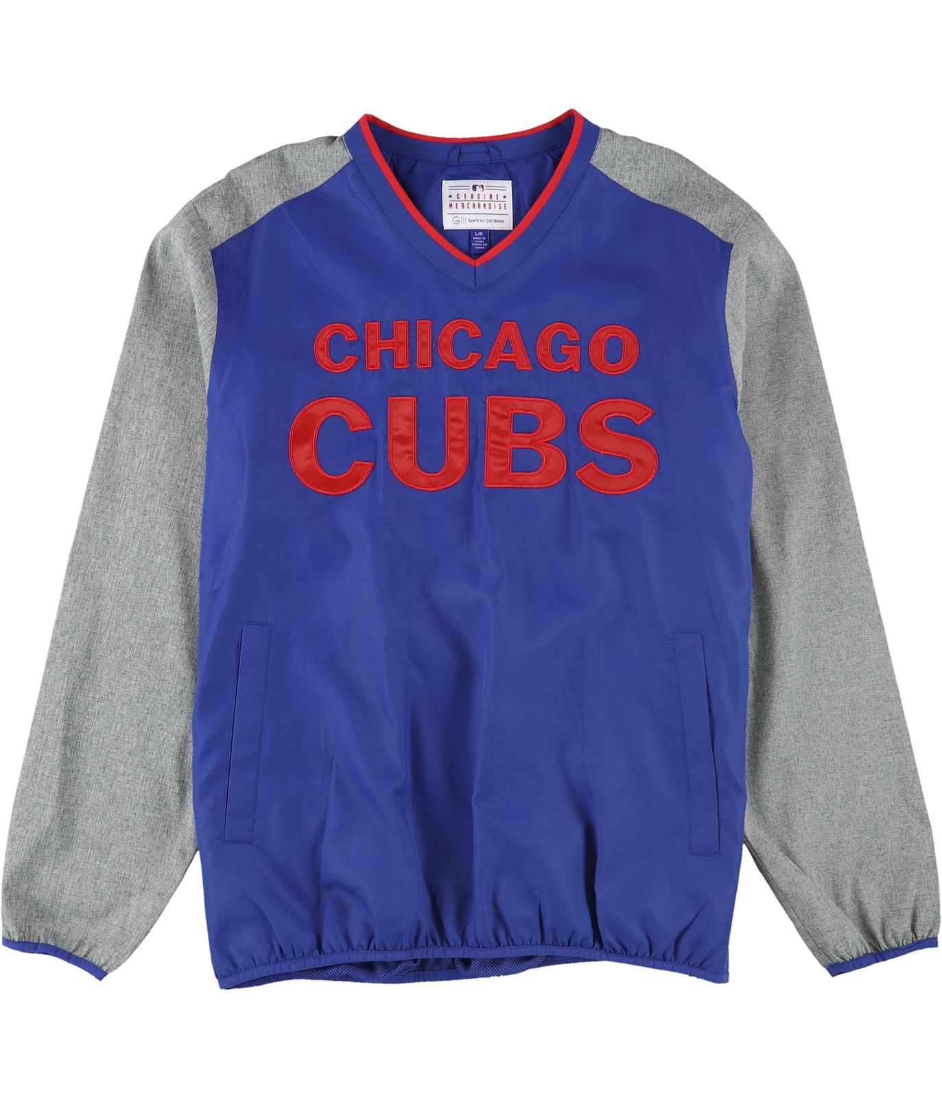 G-III Sports Mens Chicago Cubs Side Zip Sweatshirt Blue Large 6590₽