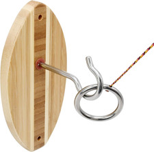 Professional Hook and Ring Toss Game Set for Indoor/Outdoor Family Fun