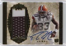 2012 Topps Five Star Rookie Gold 32/55 Trent Richardson Jumbo Patch Auto 0d94