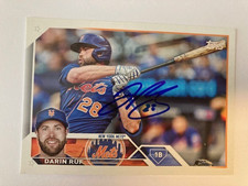 NY Mets Autograph - Darin Ruf - on only Mets card