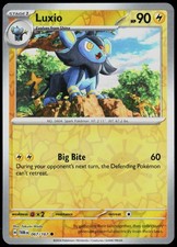 Luxio 067/167 Carta Pokemon Maschera Crepuscolare Comune Reverse Holo Near Mint