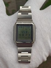 Raro Reloj Pulsera Japón CASIO HOTBIZ Pantalla Táctil Protección Memoria 200 Hombres VDB-2100