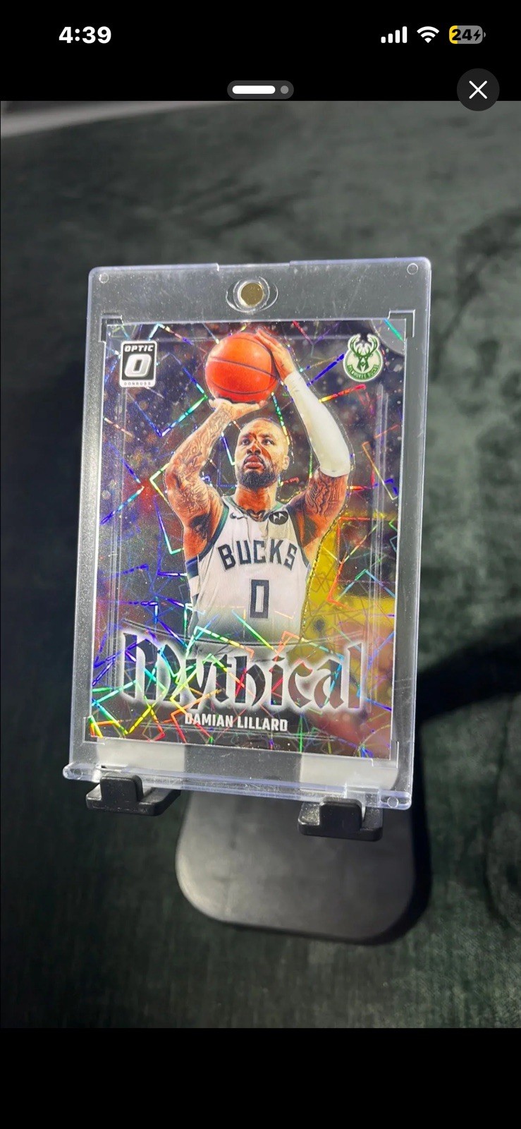 2024-25 Donruss Optic Mythical Damian Lillard #20 SSP Case Hit