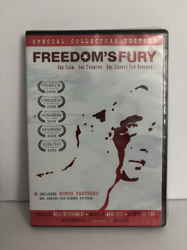 Freedom's Fury (DVD, 2006) Mark Spitz Collector's Edition RARE - Brand New!