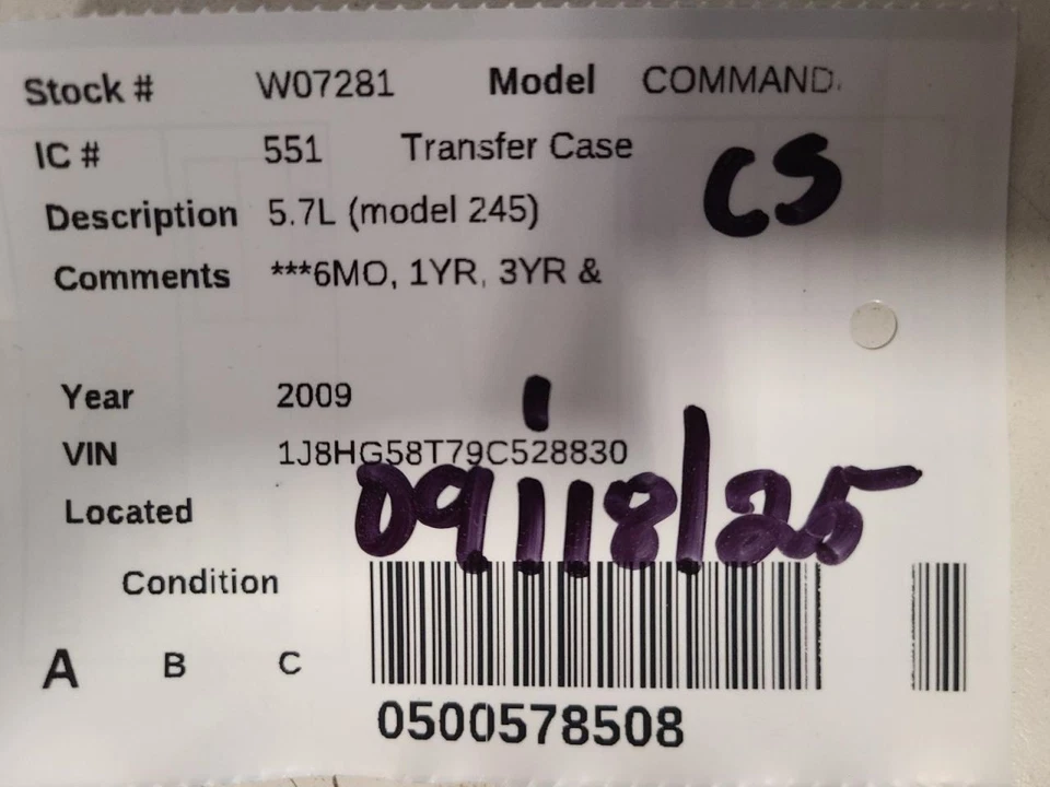 Estuche de transferencia 5,7 L nuevo Venture 245 compatible con 05-10 GRAND CHEROKEE 2152496 Foto 3 de 4