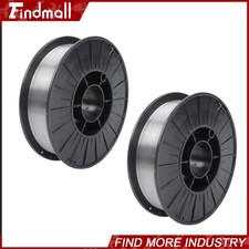 Findmall 2 Pack E71T-11 .030" Gasless Mild Steel Flux Core Welding Wire 10 LBS