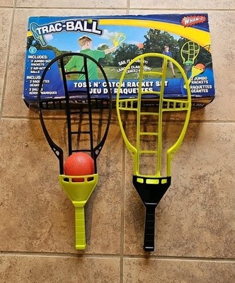 2013 Wham-o Trac Ball Classic 2 Rackets 1 Ball Original BOX Very Good Condition 