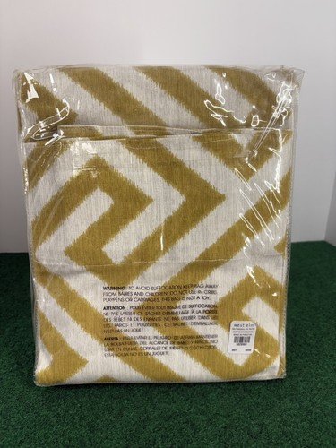 Ikat Key Curtain- West Elm- Hidden Tab-48X63in- New - Picture 5 of 14