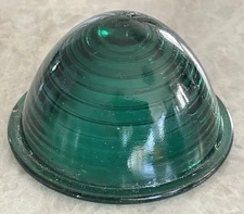 Joseph Pollak Universal 76 77 78 79 Green Lamp Glass Marker Running Light 2.5"