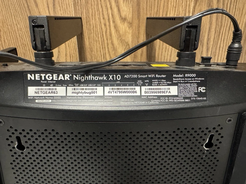 NETGEAR Nighthawk X10 AD7200 R9000 Router – Working, - Image 2 of 4