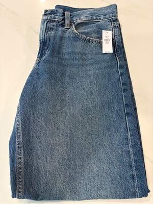 NWT GAP X HAILEY BIEBER The Hailey Low Rise Loose Jean -Light Indigo Size 28