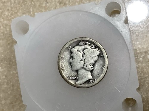 1921-D Mercury Silver Dime About Good 40225