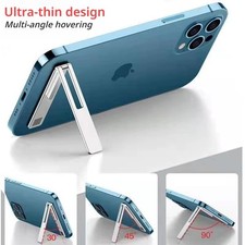 Metal Cell Phone Kickstand Ultra Thin Desktop Stand Adjustable Folding Holder