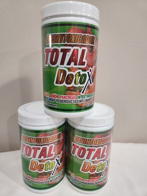 3 TOTAL DETOX THE ORIGINAL DETOXIFY 16 OZ EACH NUTRITION & MORE 12/2028 SEALED