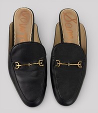 Sam Edelman Women's Linnie Bit Mule US 9.5 M EU 40.5 Black Flat Loafer Classic