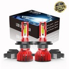 2X LED faros H4 para for Toyota Tacoma 1997-2015 Luces bajas blancas 6000K