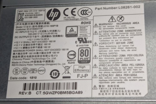 HP Pavilion 590-p0053w MT Desktop i5-8400 2.80GHz 16GB RAM 256GB NVMe Windows 11 - Picture 18 of 18