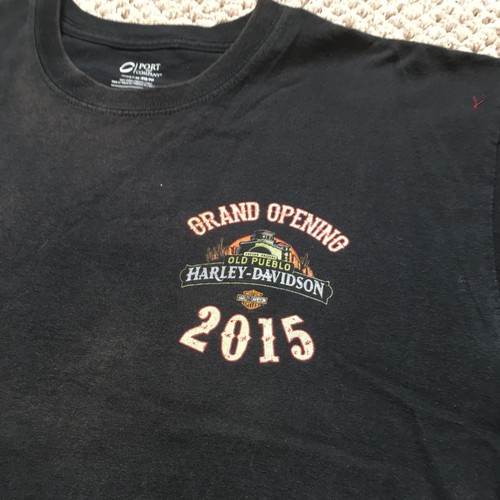 Camicia Harley-Davidson Old Pueblo Uomo XL Nera 2015 Grand Opening Tucson Arizona - Foto 4 di 10