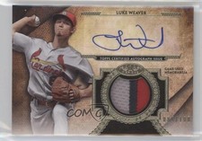 2017 Topps Tier One Tier One Relic /100 Luke Weaver #AT1R-LW Auto 6u5