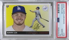 2020 Topps Archives 1955 Topps Gavin Lux #78 PSA 10 GEM MT g6p