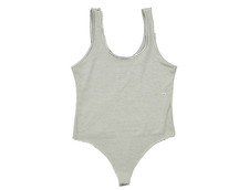 American Eagle Bodysuit XL Womens NWT Striped Ribbed Sleeveless Tank Top Thong