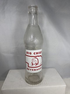 Big Chief Beatrice Nebr Nebraska NE Acl Soda Bottle Coca Cola Indian State 8 oz