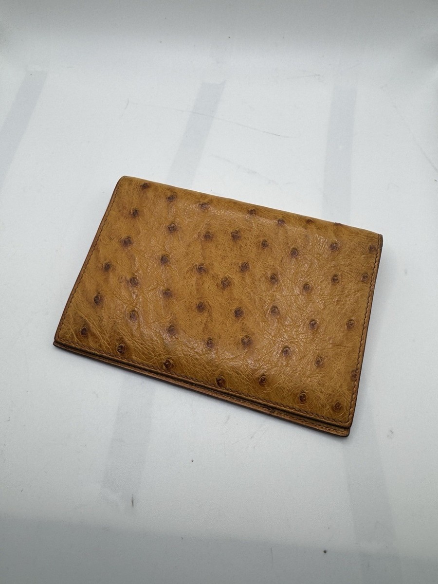 Authentic Vintage Hermès GM Agenda Cover Genuine Ostrich Leather