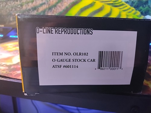 0 LR 102 0 Calibre Stock Car Atsf #601114 Santa Fe Stock Car Rural King - Imagen 2 de 2