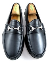 Allen Edmonds "VERONA II" Italian Men's Dress Loafers 8 EEE Black 788N