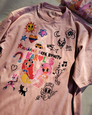 Karol g Mañana será bonito tour  short sleeve pink color shirt VK10450