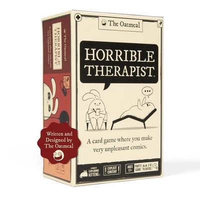 Exploding Kittens Horrible Therapist Card Game Party Game for Adults Ships Free