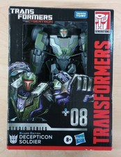 Transformers Studio Series Deluxe War for Cybertron 08 Decepticon Soldier 4.5    .