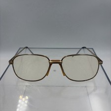 Vintage Stetson 171 Zyloware Metal Eyeglass Rims Only 1 Pair Gold Tone
