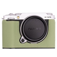 Handmade Genuine Leather Camera Half Case for Fujifilm X-M5/Fujifilm X-M5 Cas...
