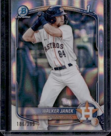2025 Bowman #BCP-15 Walker Janek Chrome Prospects Lava Refractor #/399