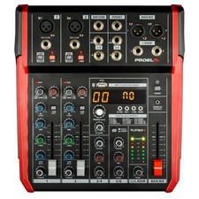 Proel PLAYMIX6 Mixer 6 canali con Effetti e Usb